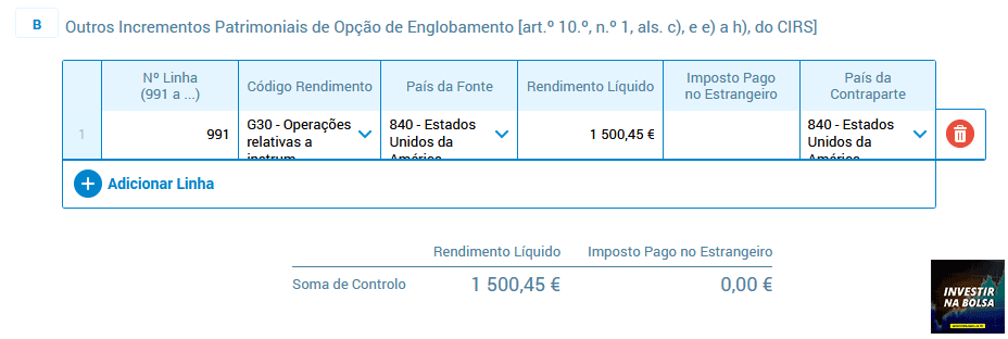 Como declarar opções de ações e etfs no IRS