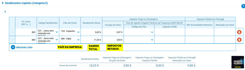 Como declarar juros P2P no IRS