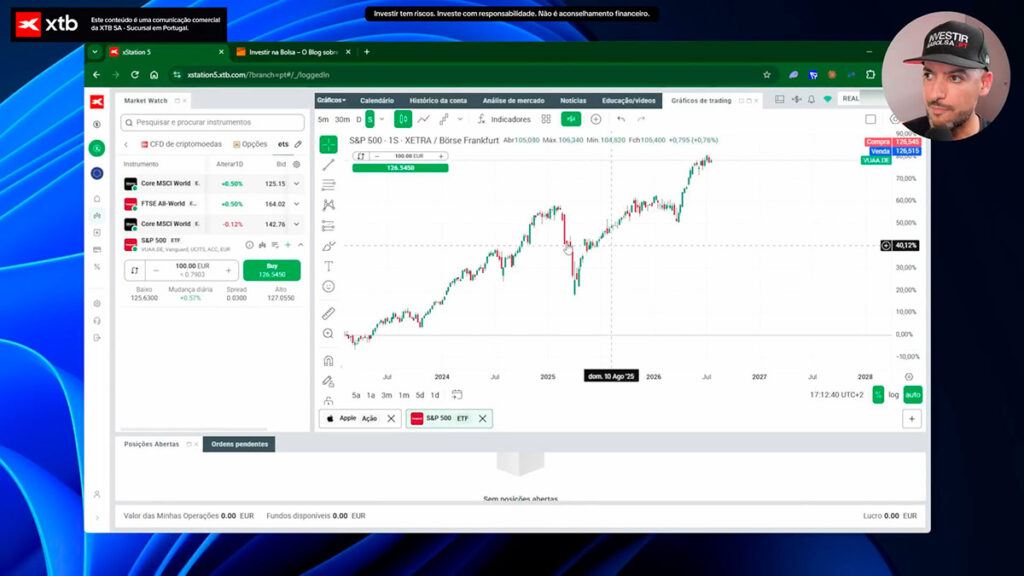 Como investir em ETFs na app de investimentos XTB