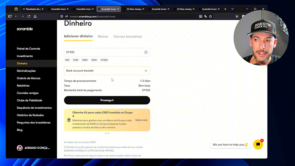 Como investir na Scramble