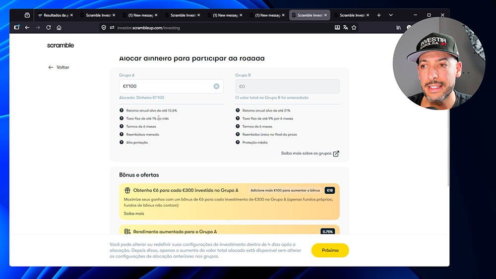 Como investir na Scramble
