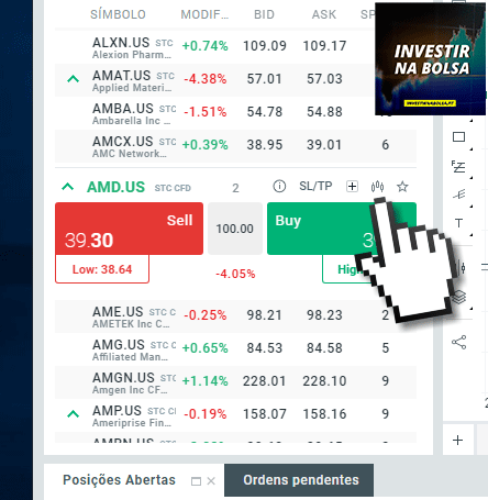 Como shortar ações na XTB