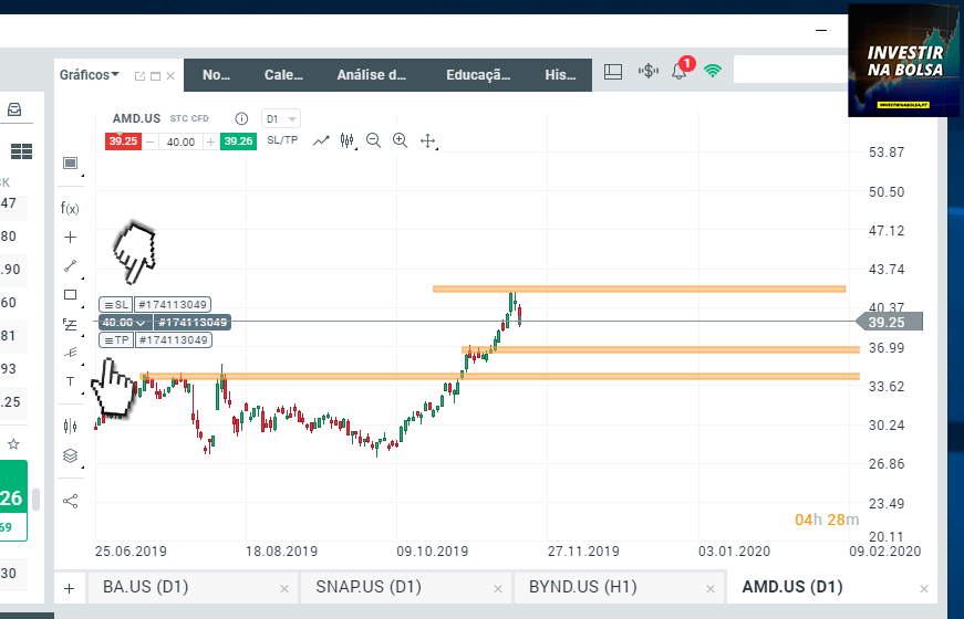 Como shortar ações na XTB