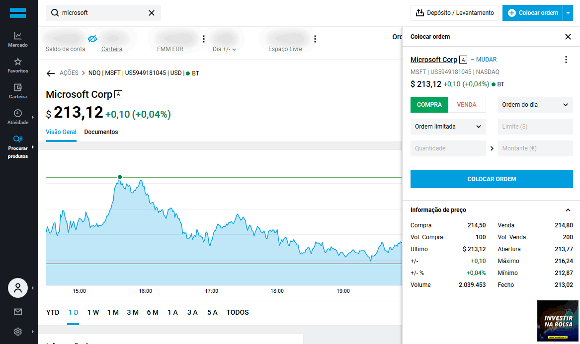 Passos para comprar ações na DEGIRO