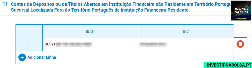Contas de Depósito abertas no Estrangeiro