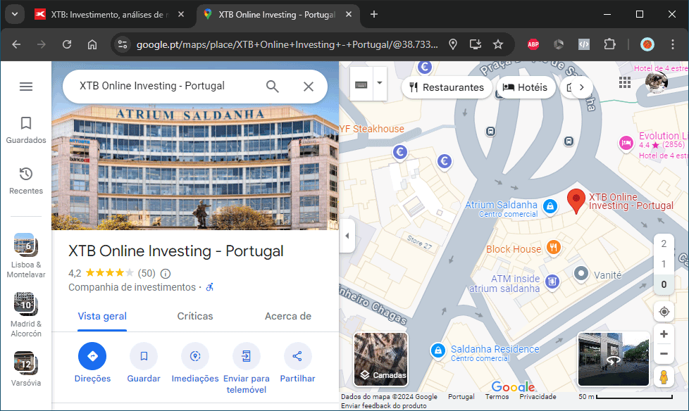 Corretora XTB Portugal