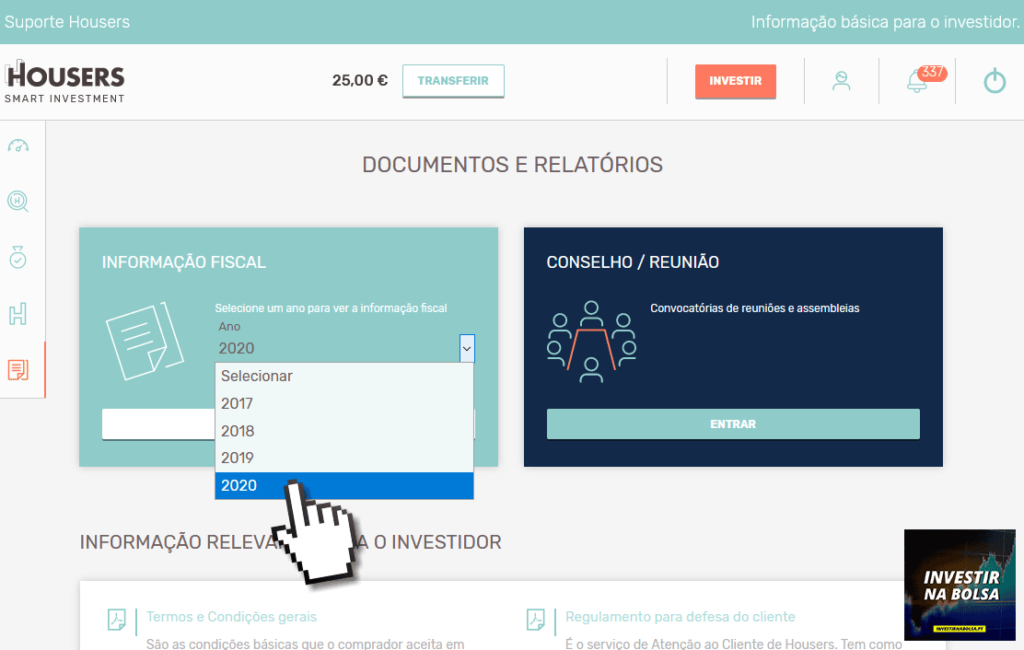 Declaração IRS Housers - como declarar os ganhos na Housers no IRS