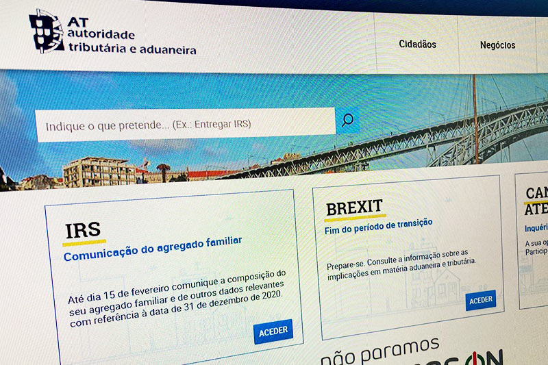 Entregar declaração de IRS