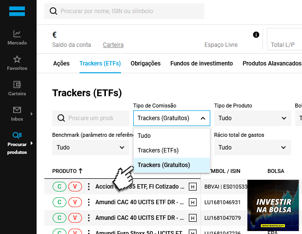 ETFs grátis DEGIRO