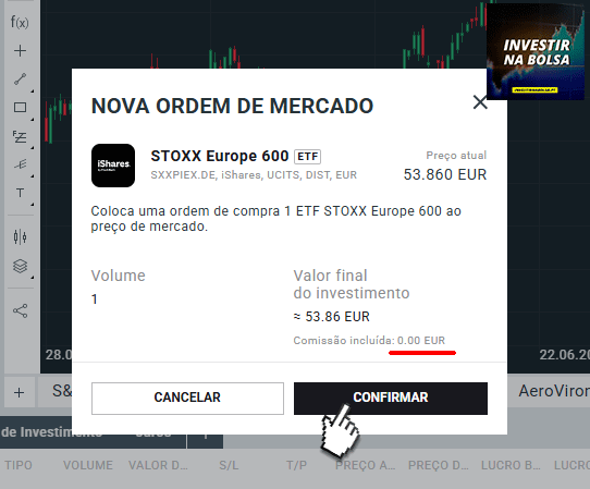 Comprar ETF STOXX 600 na corretora XTB