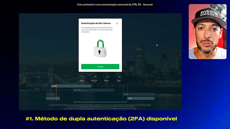 Funcionalidade #1. Autenticação 2FA