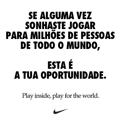 Mensagem da Nike sobre Coronavírus