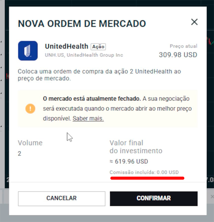 Nova ordem de mercado na UnitedHealth