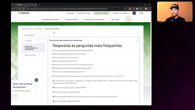 Portal do Investidor da CMVM