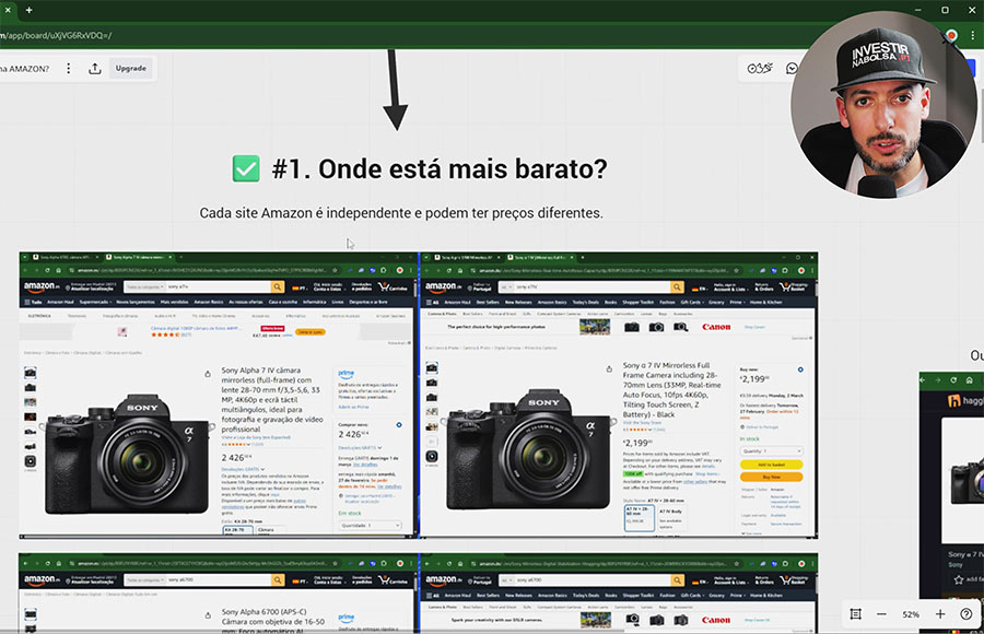Truque 1 na Amazon - Onde está mais barato o produto?