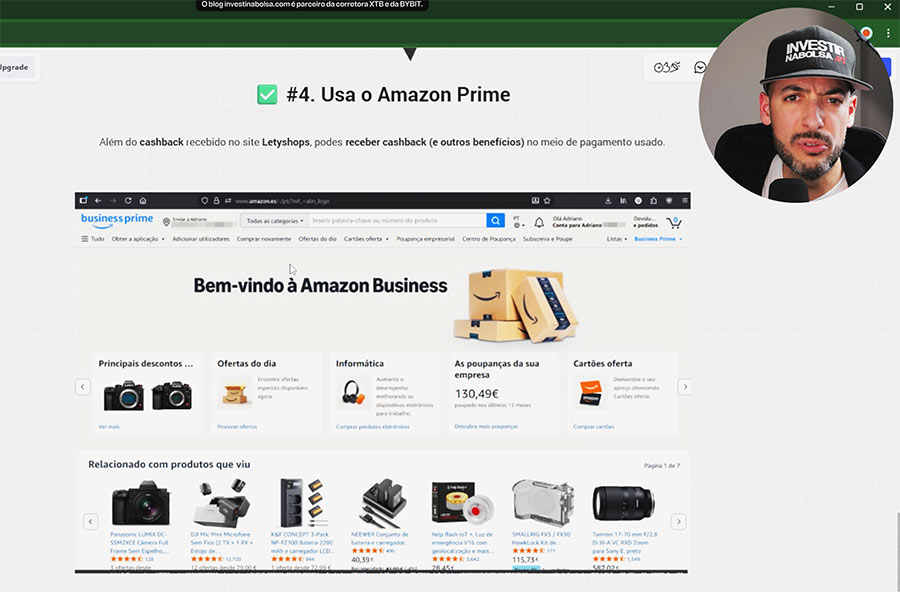 Truque 4 na Amazon - Usa o Amazon Prime